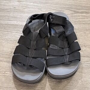 Clarks Women's Size 8.5M Black Open Toe Sandals